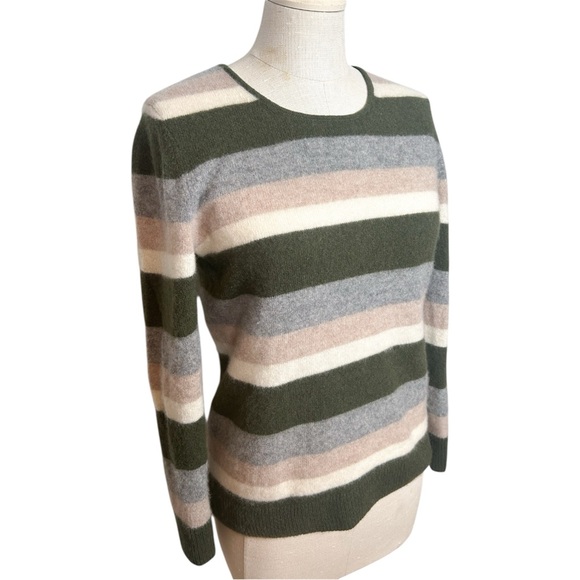 41 Hawthorn Multicolor Striped Cashmere Sweater - Picture 2 of 8